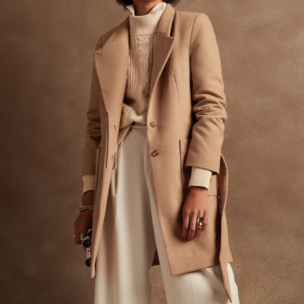 NWT! Banana Republic Factory Long City Coat